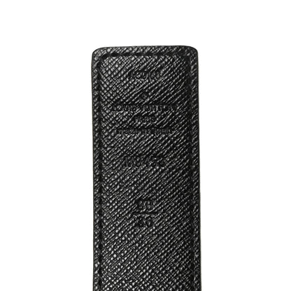 Louis Vuitton Calfskin Monogram 30mm LV Initiales Reversible Belt 90 36 Black 4 of 4