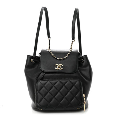 Chanel Caviar Quilted Business Affinity Backpack Black 1 of 15