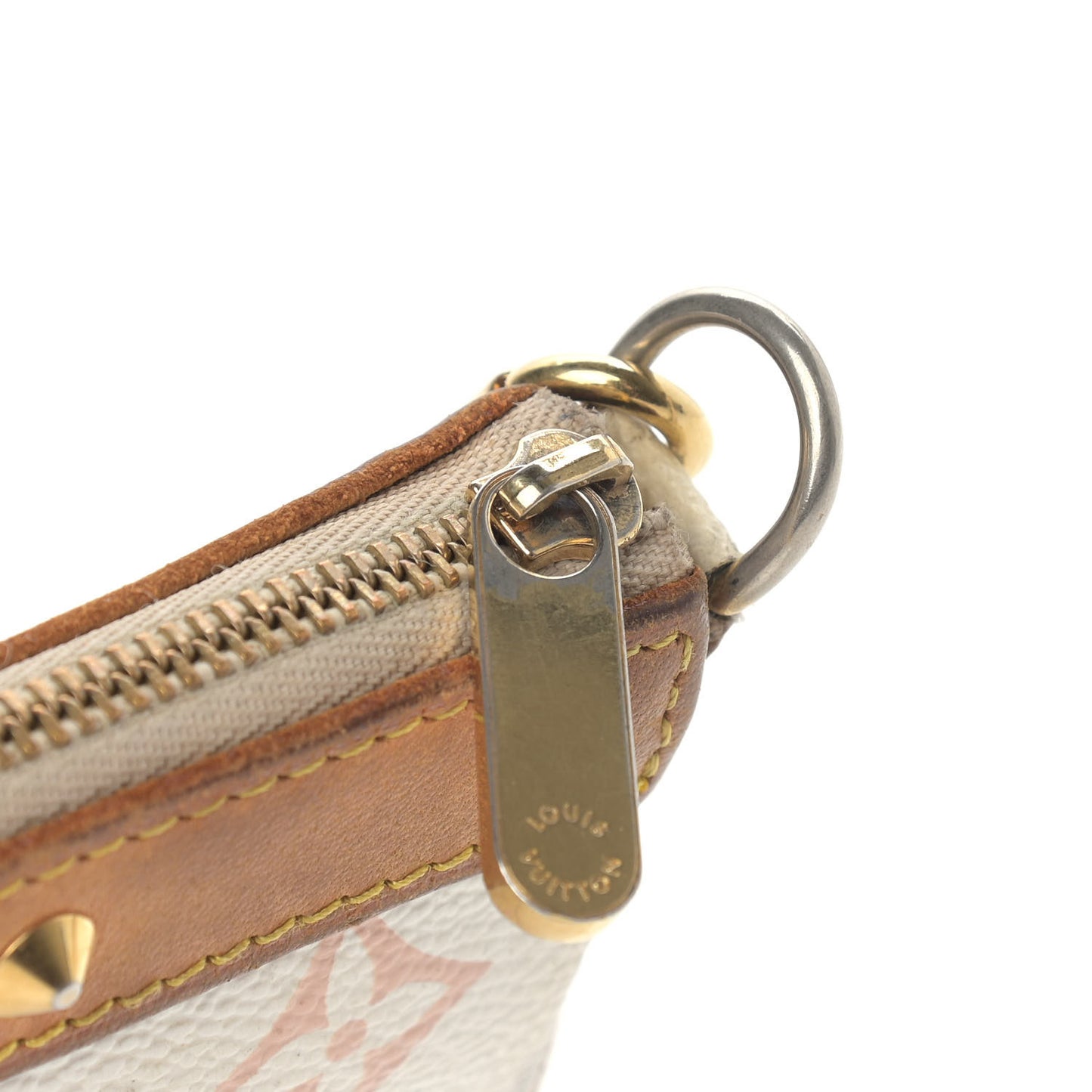 Monogram Multicolor Pochette Accessories White