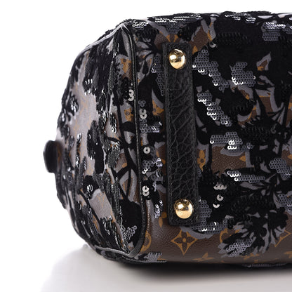 Louis Vuitton Monogram Fleur De Jais Sequins Speedy 30 9 of 11