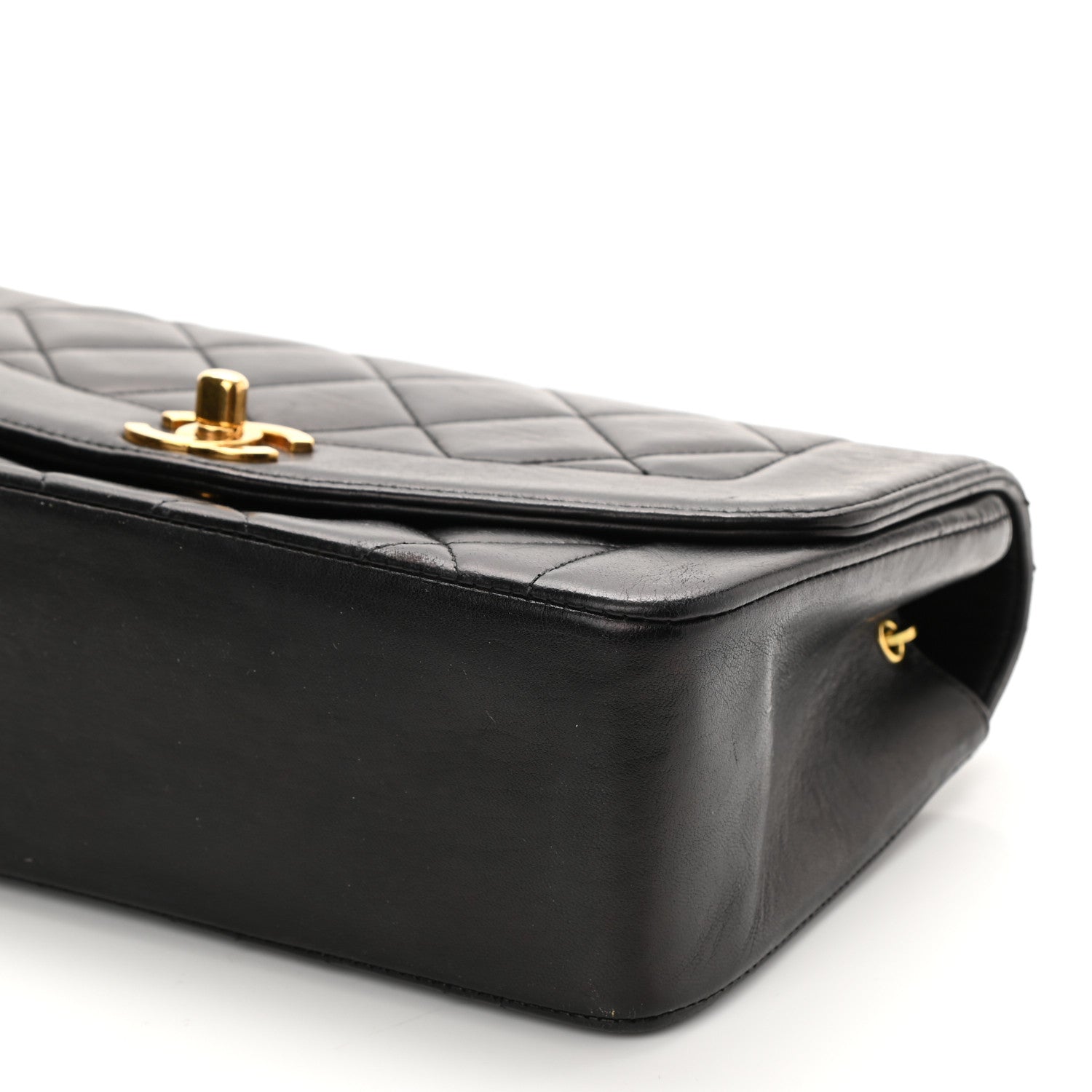 Chanel Lambskin Quilted Small Single Flap Black 10 of 10
