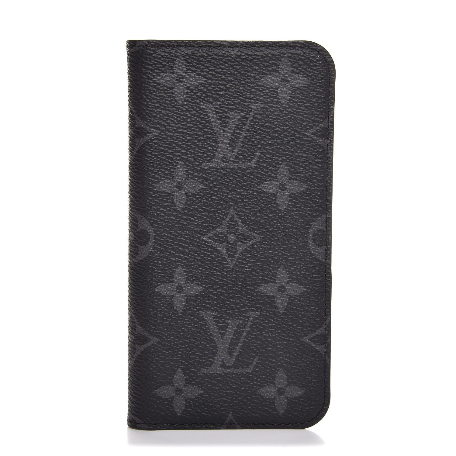Louis Vuitton Monogram Eclipse iPhone X Folio Case 1 of 9