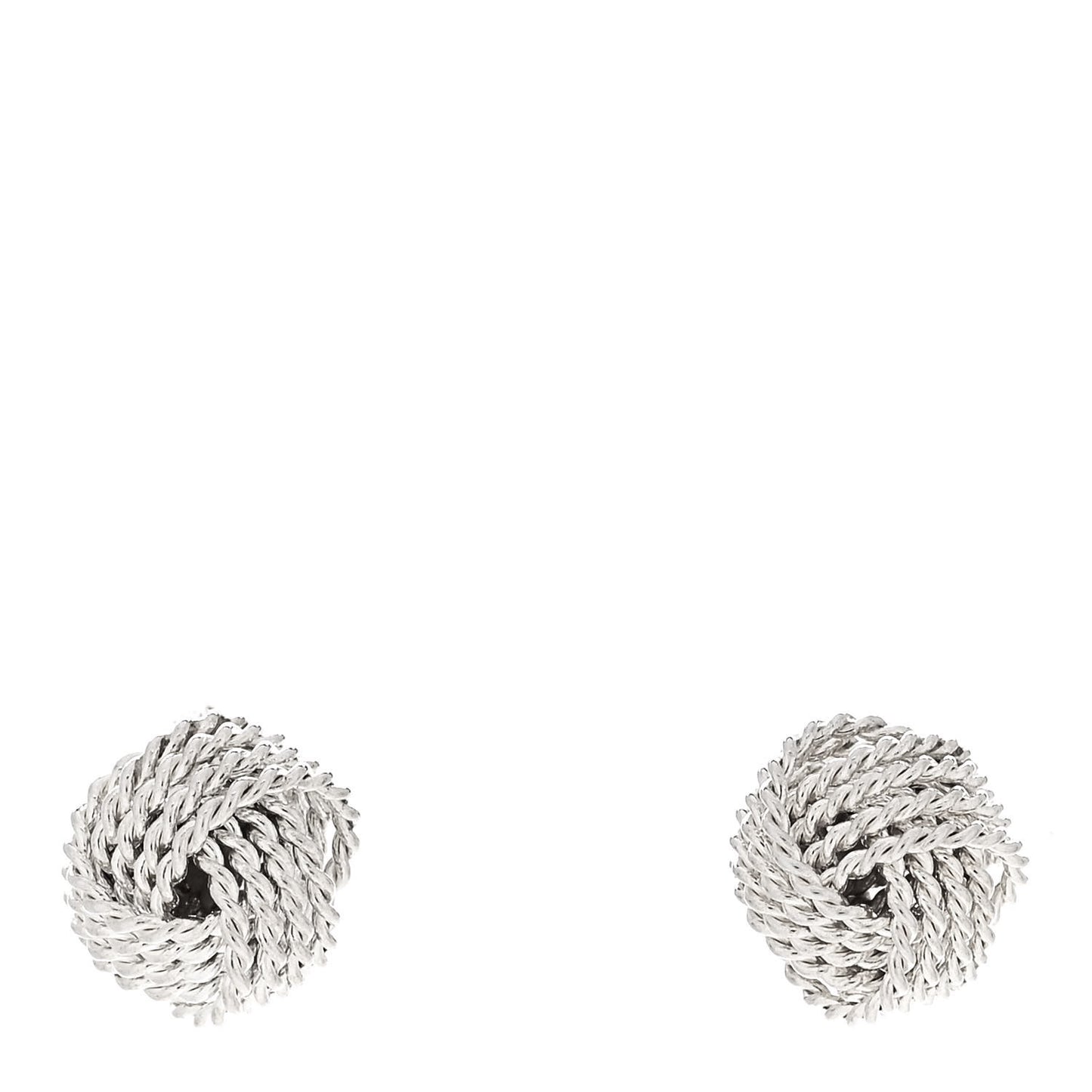 Sterling Silver Twist Knot Earrings