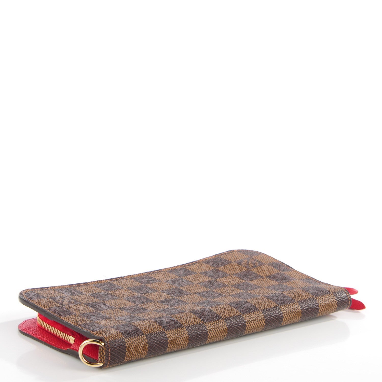 Louis Vuitton Damier Ebene Insolite Wallet Red 4 of 7