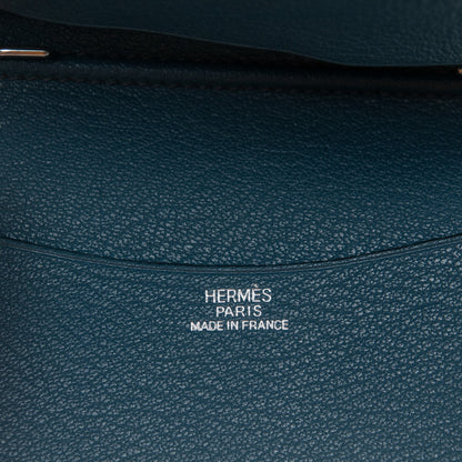 Hermes Chevre Mysore Vision Mini Agenda Cover Blue Jean 6 of 6