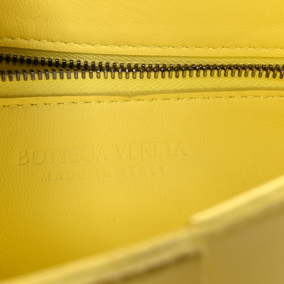 Lambskin Maxi Intrecciato Cassette Crossbody Bag Lemonade