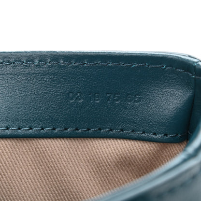 Chloe Shiny Calfskin Suede Mini C Double Carry Blue 7 of 8