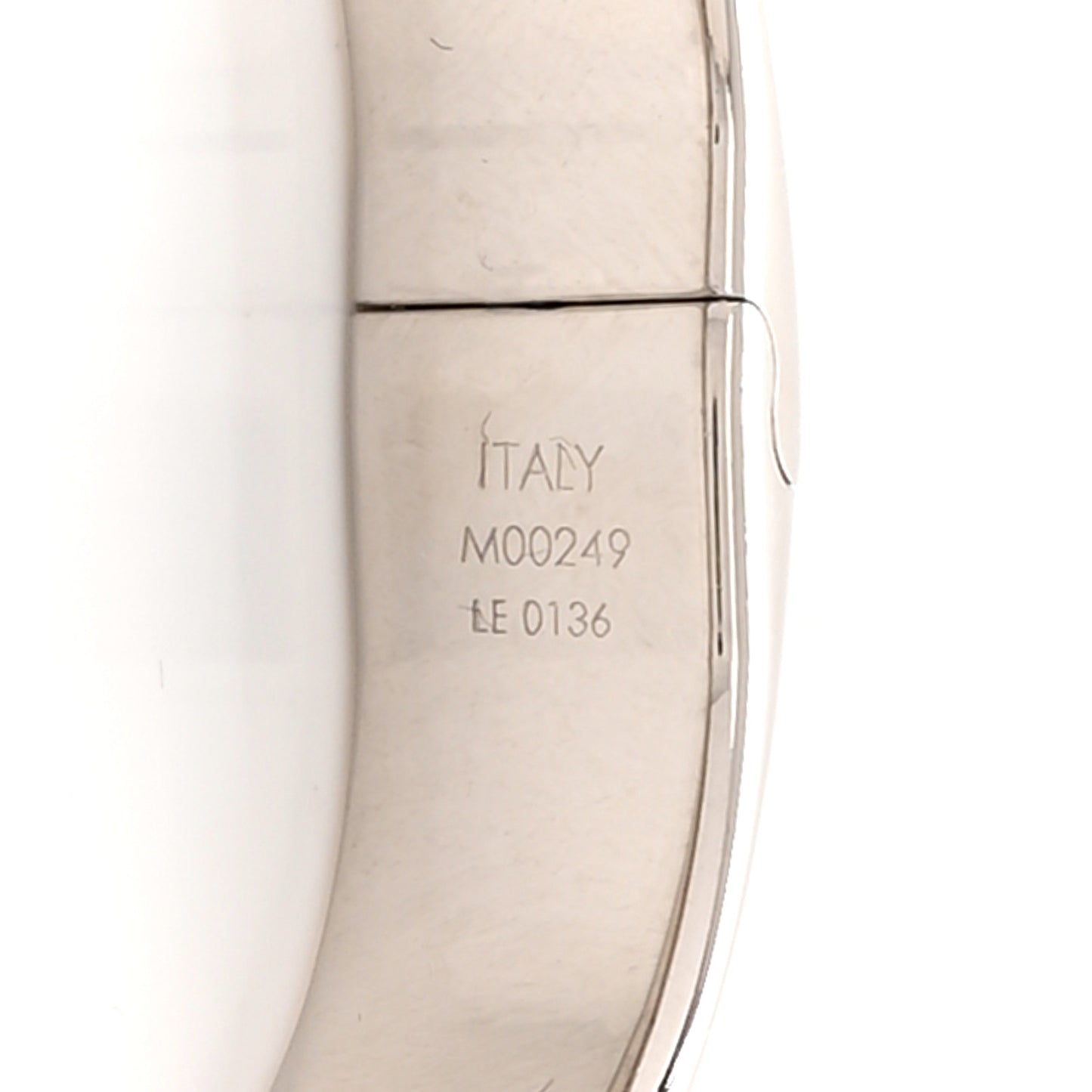 Palladium Monogram Nanogram Cuff S Silver