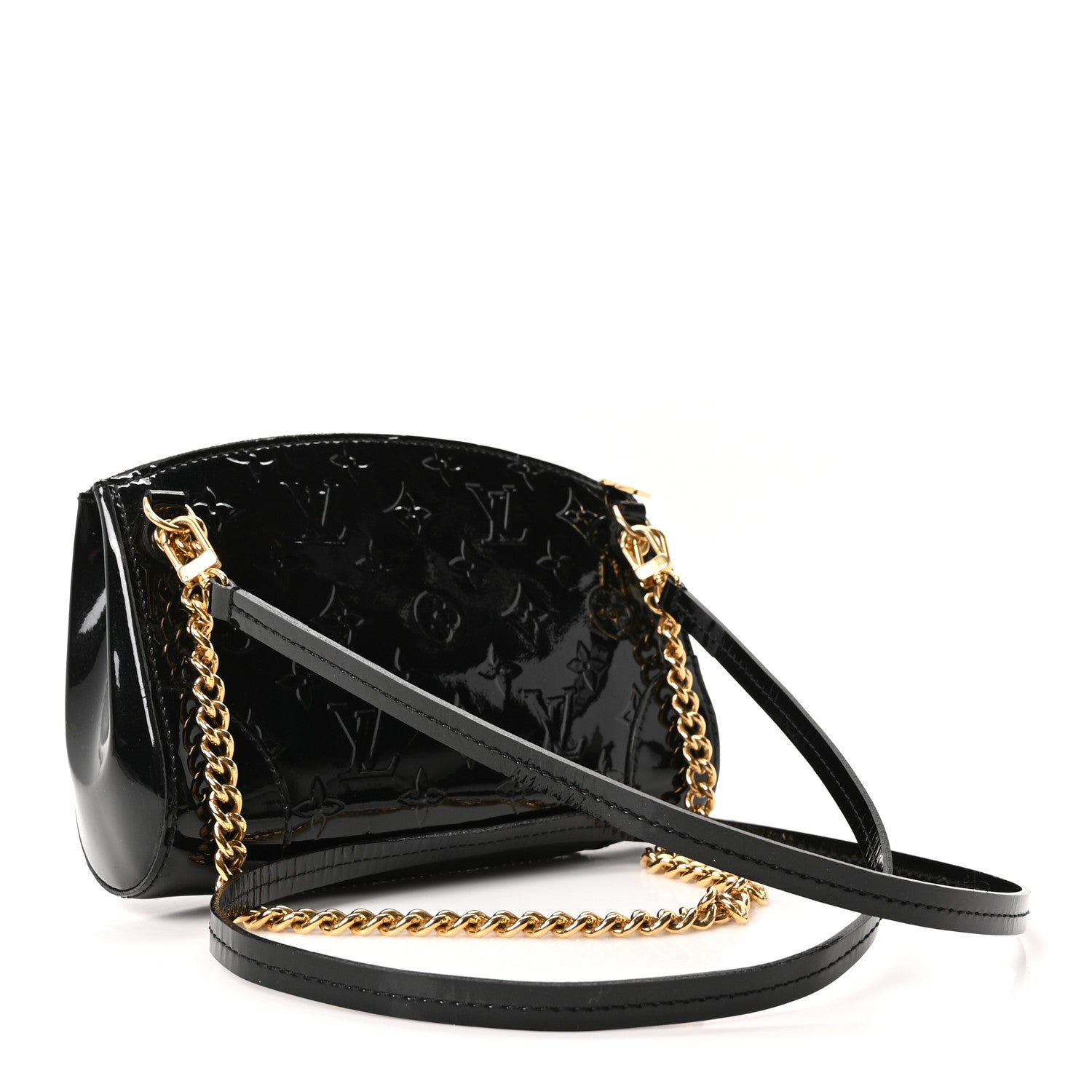 Louis Vuitton Vernis Santa Monica Clutch Noir Magnetique 3 of 9
