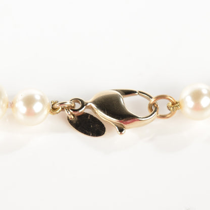 Chanel Irregular Pearl Beaded CC Long Double Strand Necklace Black White 5 of 7