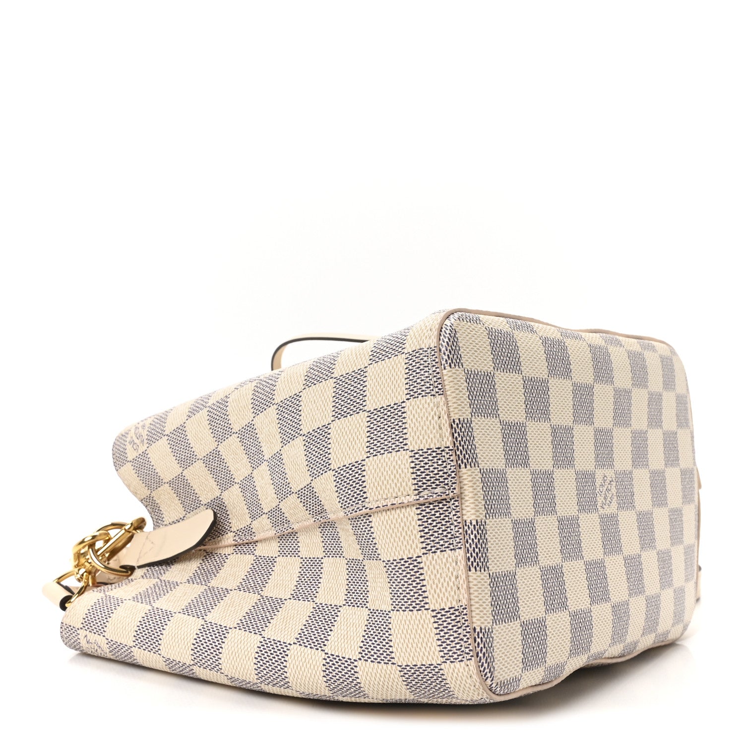 Louis Vuitton Damier Azur Braided Neonoe BB Pink 4 of 11