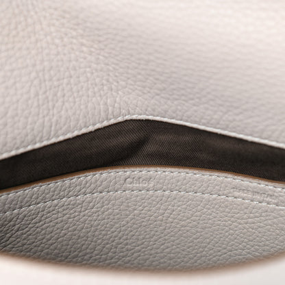 Chloe Calfskin Medium Marcie Round Crossbody Bag Abstract White 6 of 10