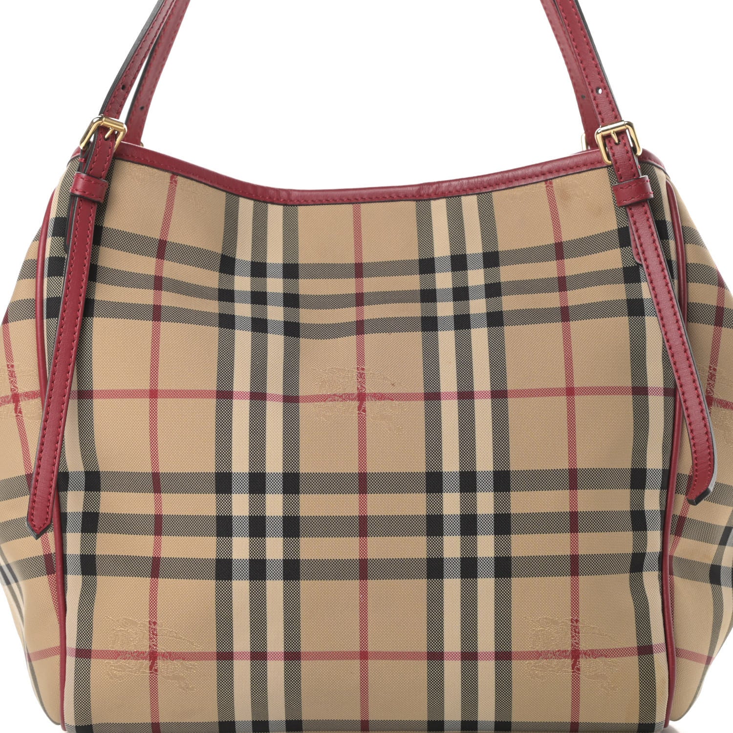 Burberry Horseferry Check Small Canterbury Tote Antique Rose 9 of 14