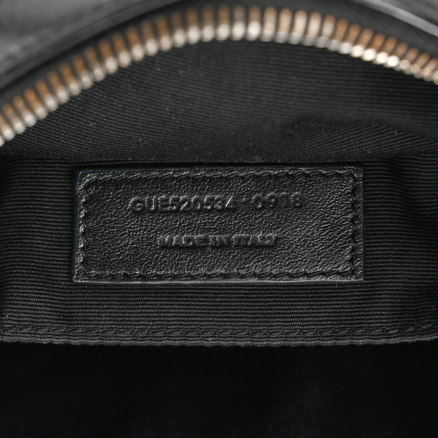 Calfskin Matelasse Monogram Lou Camera Bag Black