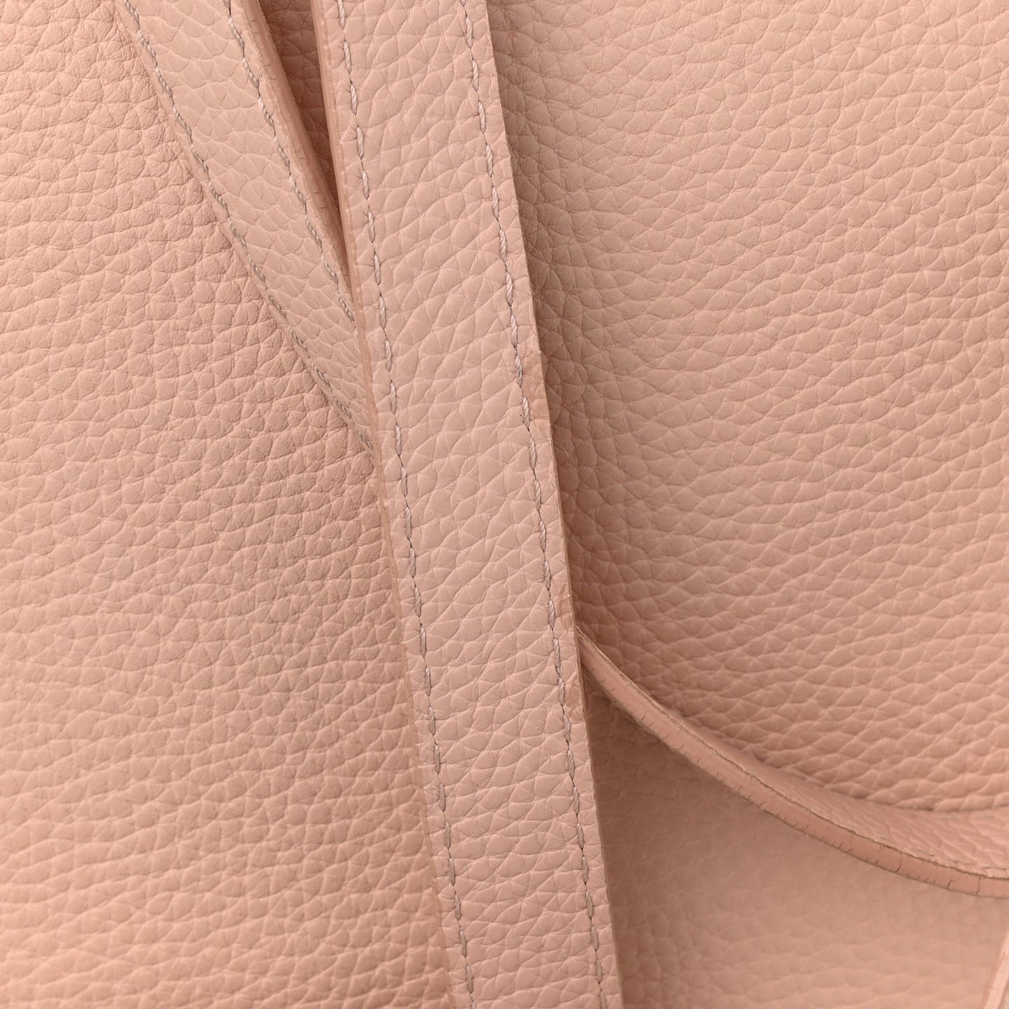 Grainy Calfskin Remington Tote Pale Ash Rose