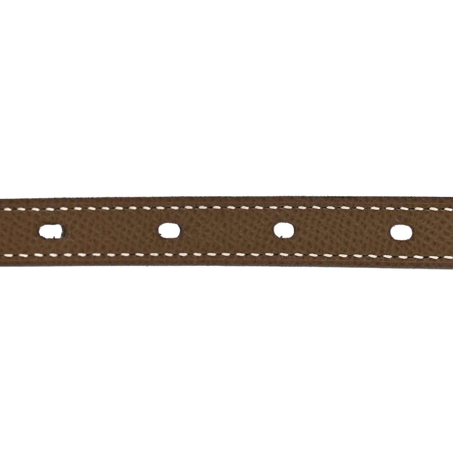 Hermes Epsom Swift 13mm Lucky 15 Belt 75 Etoupe Nata 5 of 6
