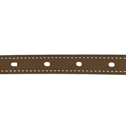 Hermes Epsom Swift 13mm Lucky 15 Belt 75 Etoupe Nata 5 of 6