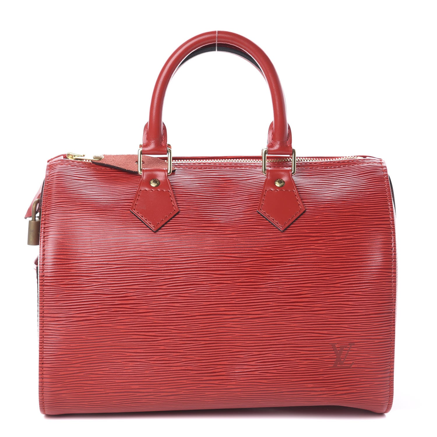 Louis Vuitton Epi Speedy 30 Castillan Red 1 of 8