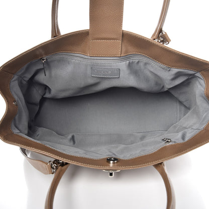 Chanel Calfskin Cerf Executive Shopper Tote Beige 5 of 13