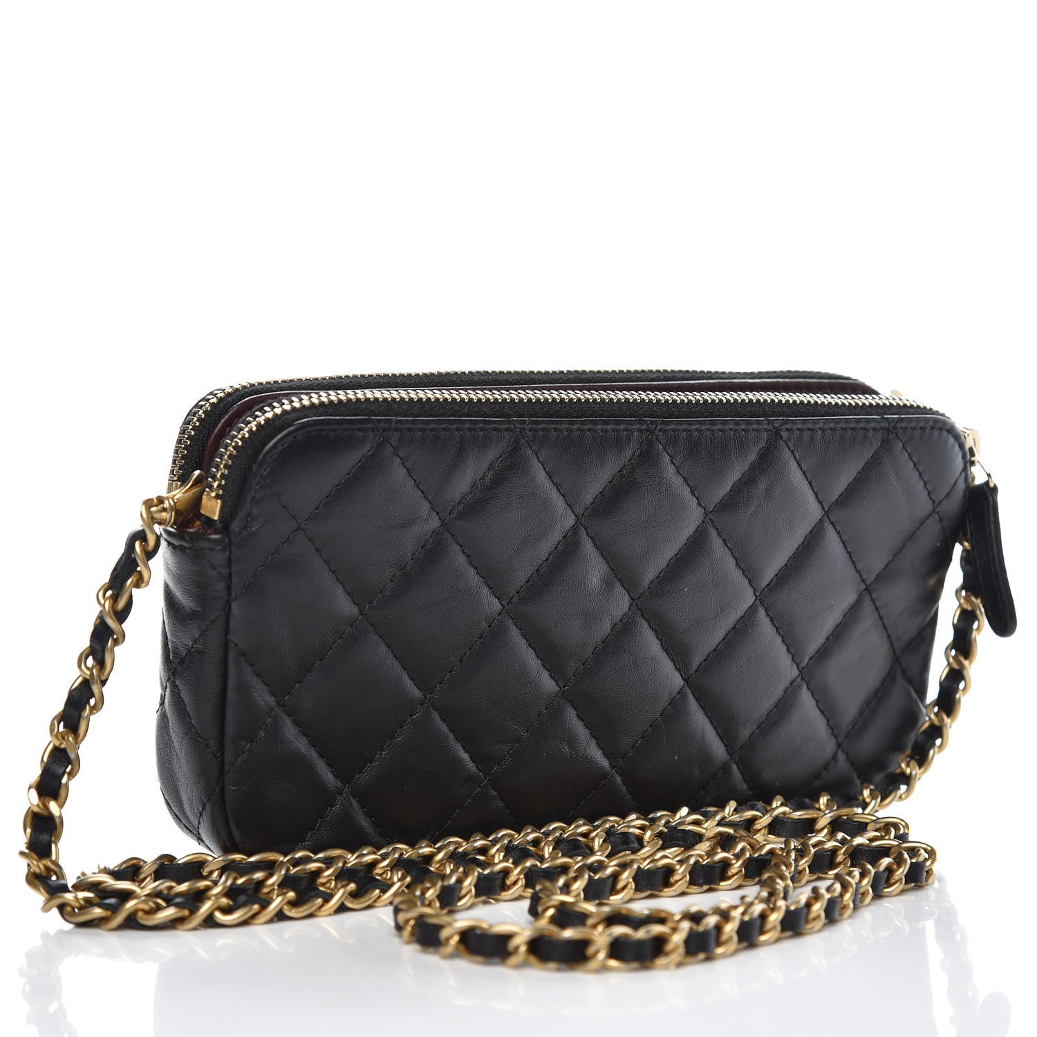 Chanel Aged Calfskin Lucky Charms 2.55 Reissue Small Clutch With Chain Black 3 of 11