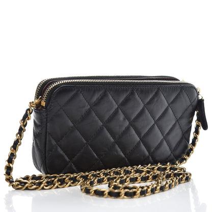 Chanel Aged Calfskin Lucky Charms 2.55 Reissue Small Clutch With Chain Black 3 of 11