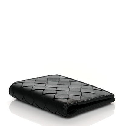 Bottega Veneta Nappa Intrecciato Bifold Zip Wallet Black 4 of 7