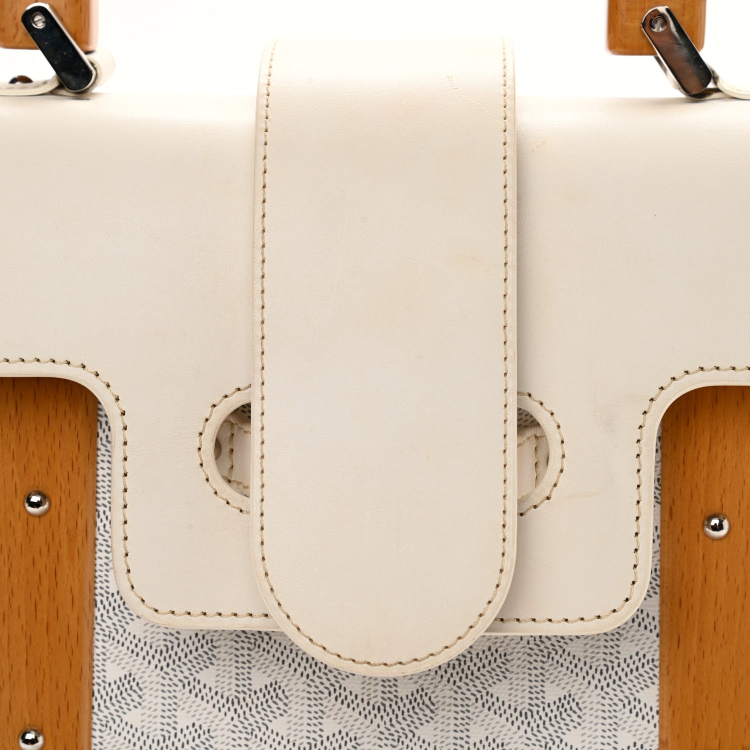 Goyard Goyardine Saigon MM White 11 of 18