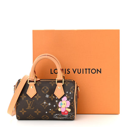 Louis Vuitton Monogram Vivienne Ice Skating Nano Speedy Bandouliere Pink 11 of 11