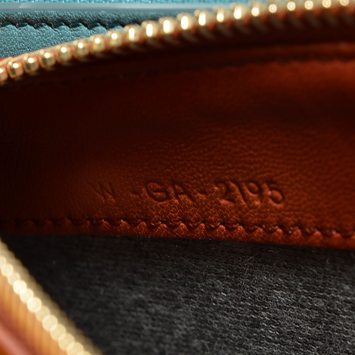 Lambskin Small Multicolor Trio Crossbody Bag Antarctic