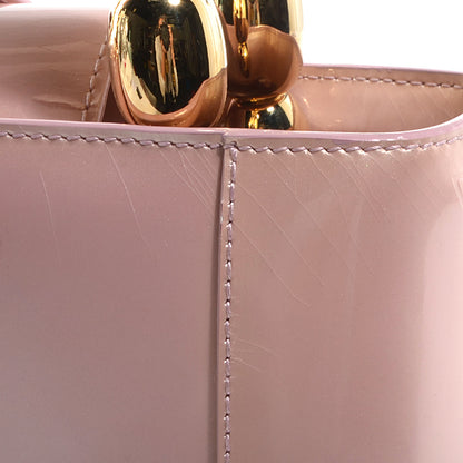 Christian Dior Leather Chrome Beaded Malice Tote Rose Poudre 9 of 9