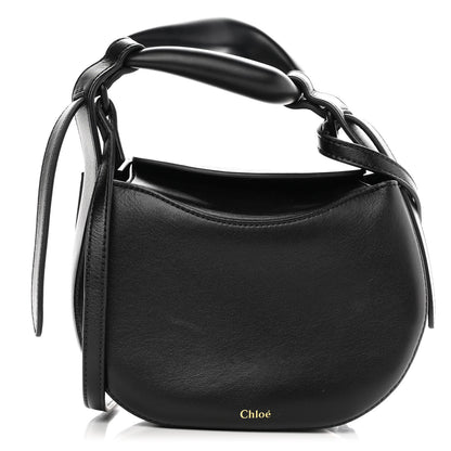 Chloe Small Grain Calfskin Kiss Bag Black 1 of 10