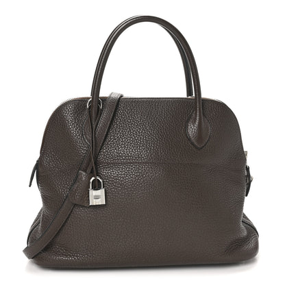 Hermes Taurillon Clemence Bolide 31 Chocolate 1 of 10