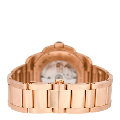 Cartier 18K Pink Gold 42mm Calibre de Cartier Automatic Watch Chocolate 3 of 4