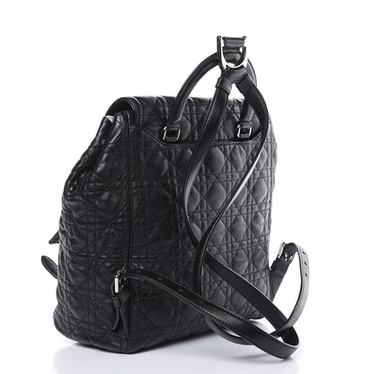 Christian Dior Lambskin Cannage Large Stardust Backpack Black 3 of 13
