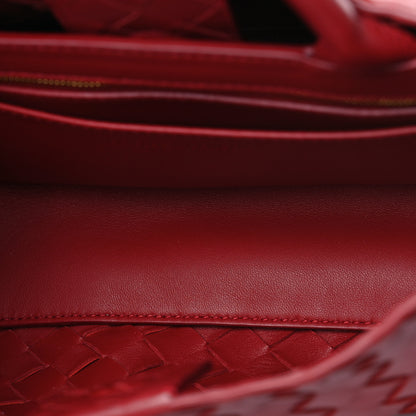Bottega Veneta Nappa Intrecciato Small East West Andiamo Shoulder Bag Rosewood 5 of 12