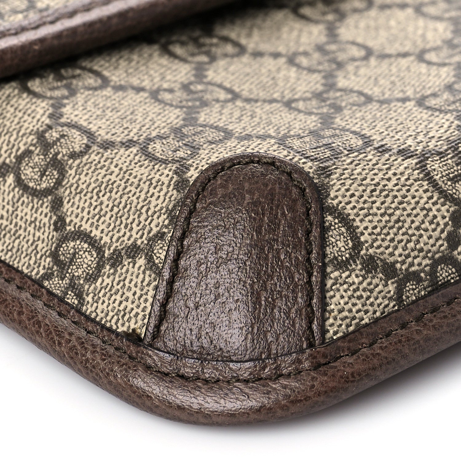 Gucci GG Supreme Monogram Neo Vintage Web Belt Bag Brown 10 of 12
