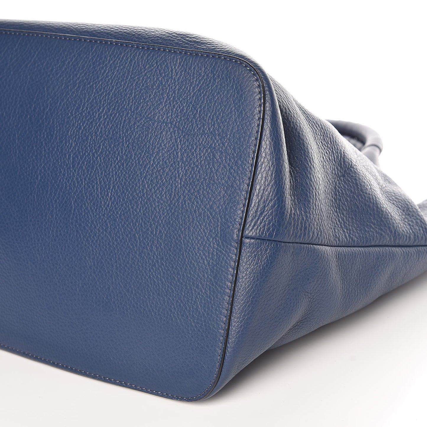 Calfskin Large New Marcie Tote Royal Navy