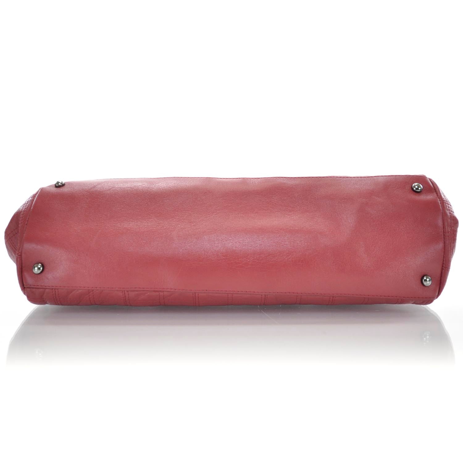 Chanel Square Stitched Lax Red 6 of 10