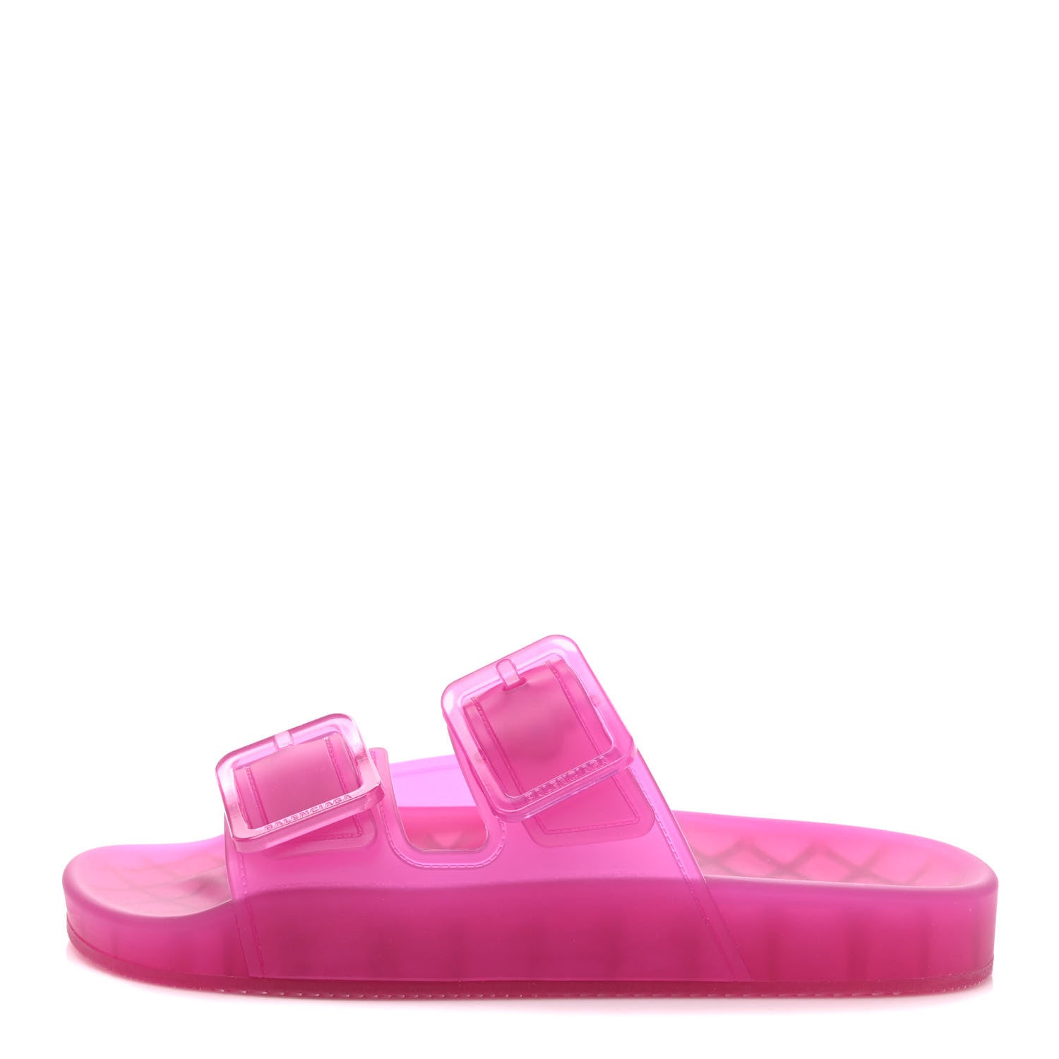 Balenciaga Technical Polyurethane Mallorca Slide Sandals 39 Pink 1 of 9