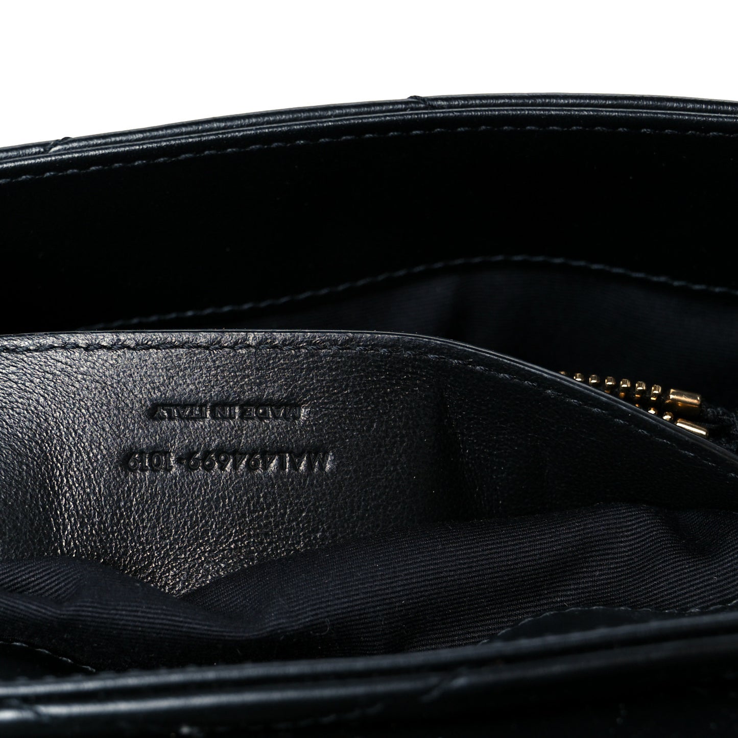 Calfskin Y Quilted Monogram Small Loulou Chain Satchel Black