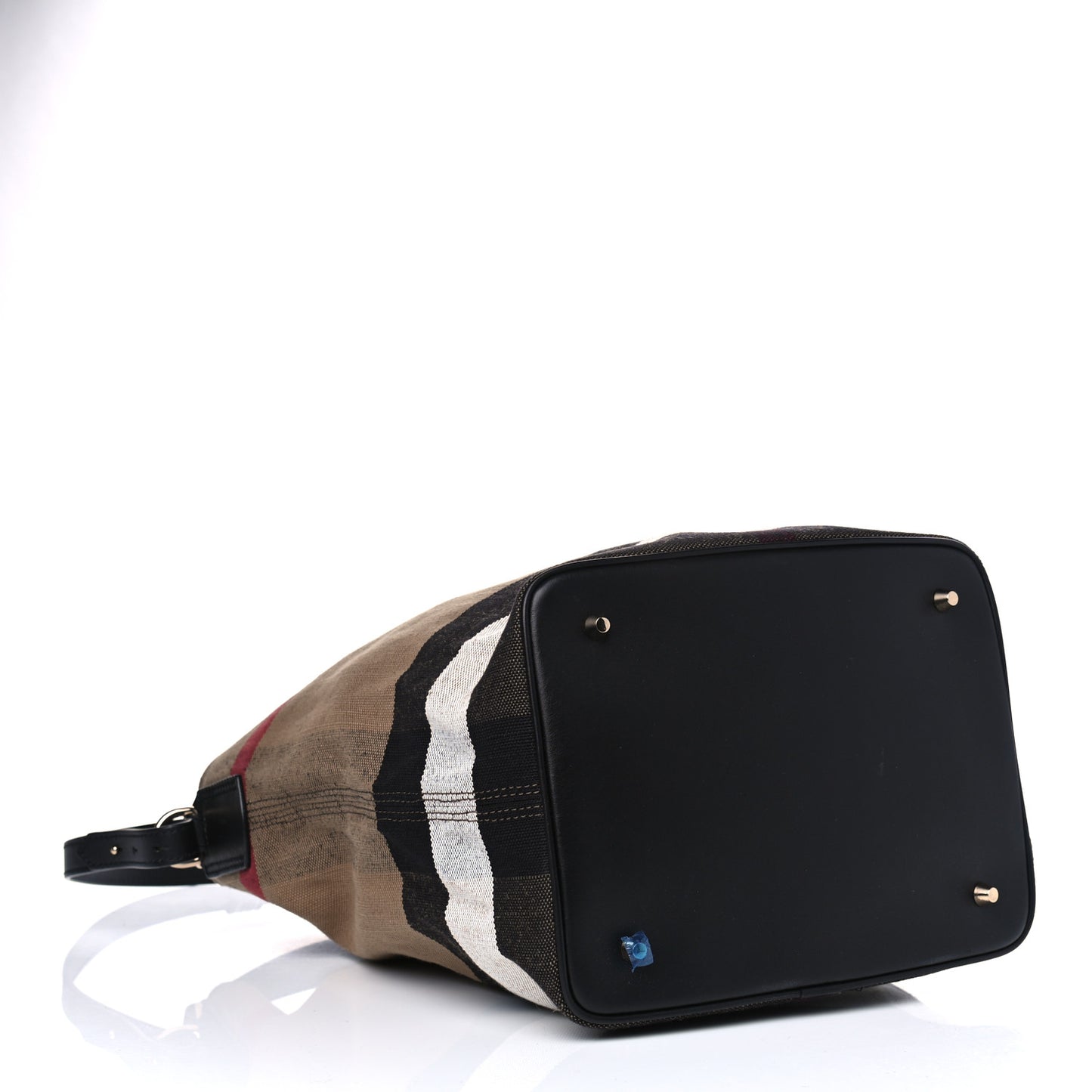 Canvas Mega Check Medium Ashby Hobo Black