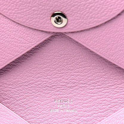 Hermes Chevre Mysore Calvi Card Case Mauve Sylvestre 4 of 4