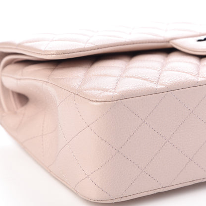 Chanel Caviar Quilted Medium Double Flap Pink 11 of 19