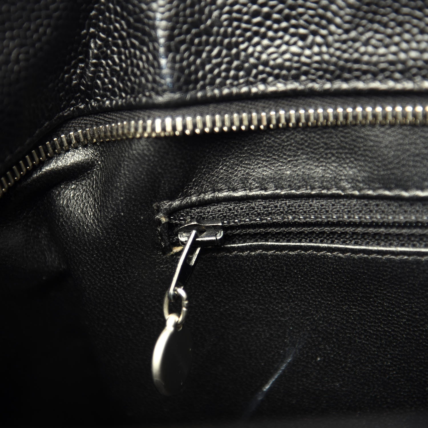 Chanel Caviar Quilted Medallion Tote Black 13 of 16