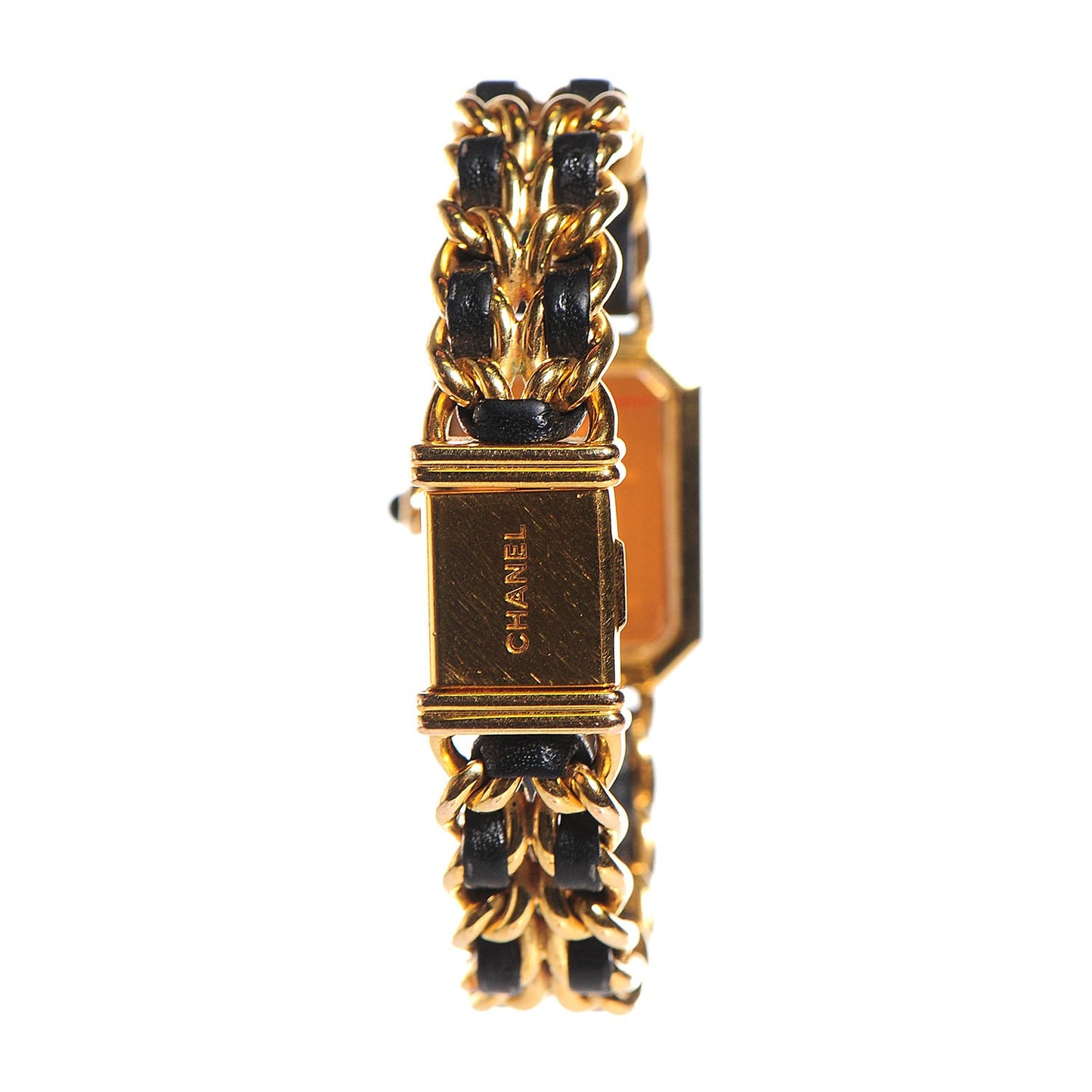 Stainless Steel Lambskin 20mm Chain Premiere Quartz Watch Gold M