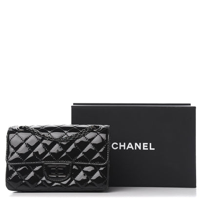 Chanel Patent Calfskin Quilted 2.55 Reissue Mini Flap So Black 11 of 11