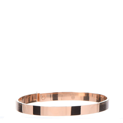 Hermes 18K Rose Gold Diamond Kelly PM Bangle Small 4 of 6