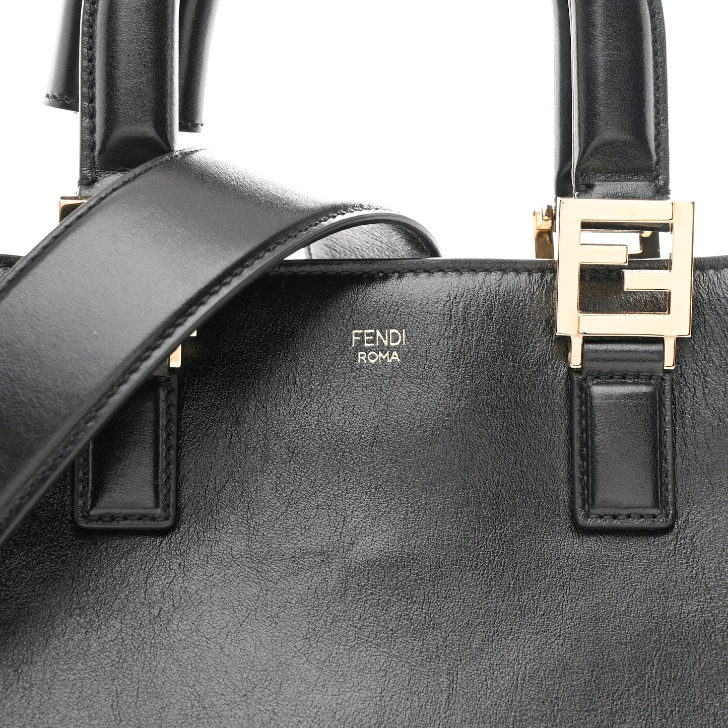 Vitello Glacier Small FF Tote Black