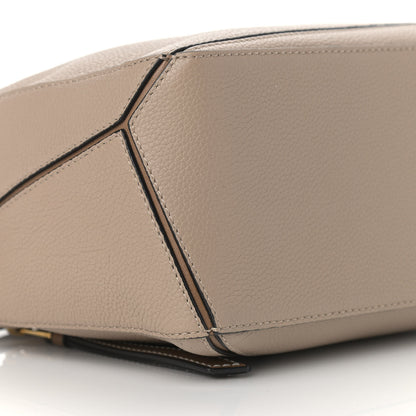 Loewe Grained Calfskin Small Puzzle Bag Sand Mink 8 of 9