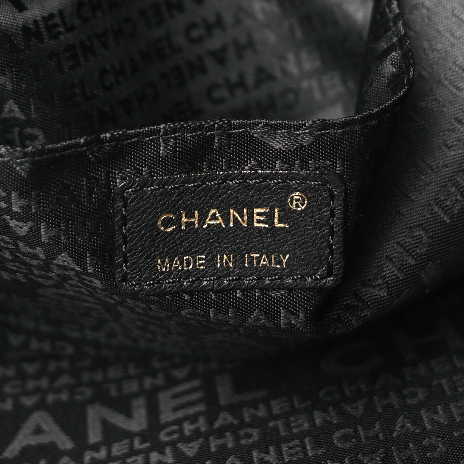 Chanel Calfskin CC Dice Tote Bag Black 7 of 9